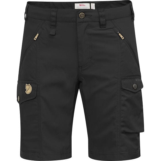 Fjallraven Women's Nikka Shorts Curved Fit - Black
