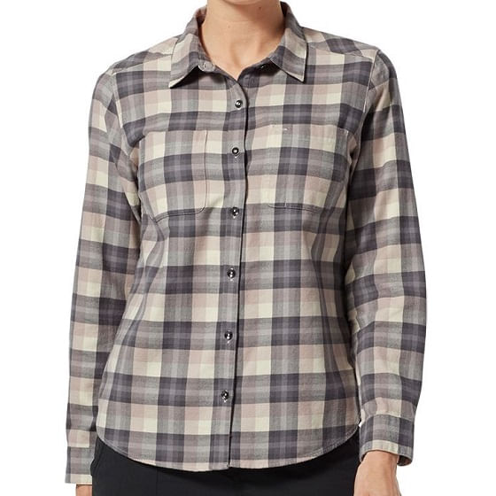 Royal Robbins Women's Lieback Organic Cotton Flannel Shirt Sphinx