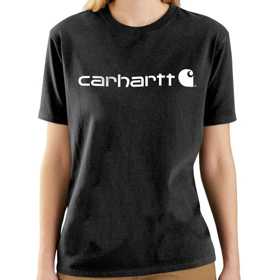 Carhartt Women's Short Sleeve Original-fit Heavyweight T-Shirt - Black