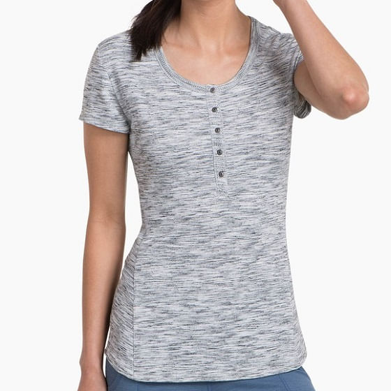 Kuhl Women's Svenna Short Sleeve Top - Ash-