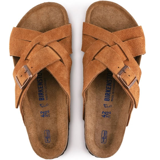 Birkenstock Lugano Suede Soft Footbed Mink (1020897)