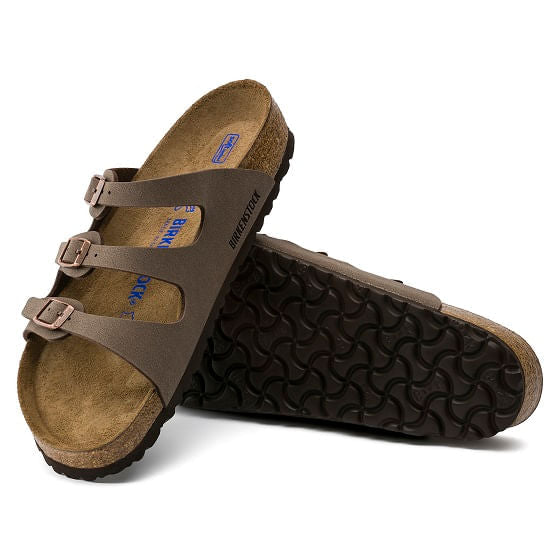Birkenstock Florida Soft Footbed Birkibuc Mocha (053881)
