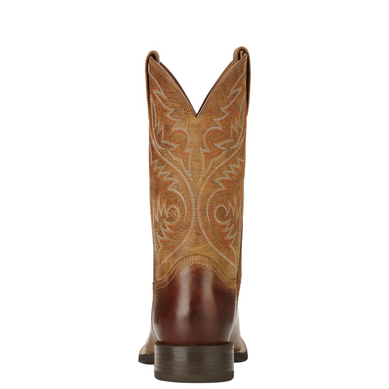 Ariat Men's Sport Herdsman Western Boot - Powder Brown
