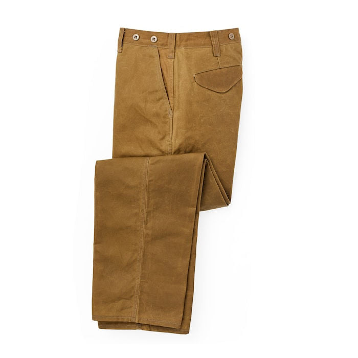 Filson Men's Oil Finish Single Tin Cloth Pants - Dark Tan