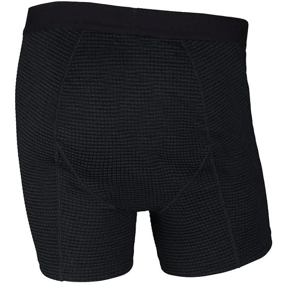 Carhartt Men's Base Force 5" Tech Boxer Brief - Black Grid