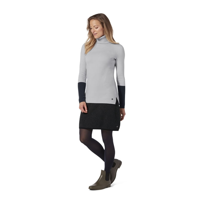 Royal Robbins Women's All Season Turtleneck - Icy Grey
