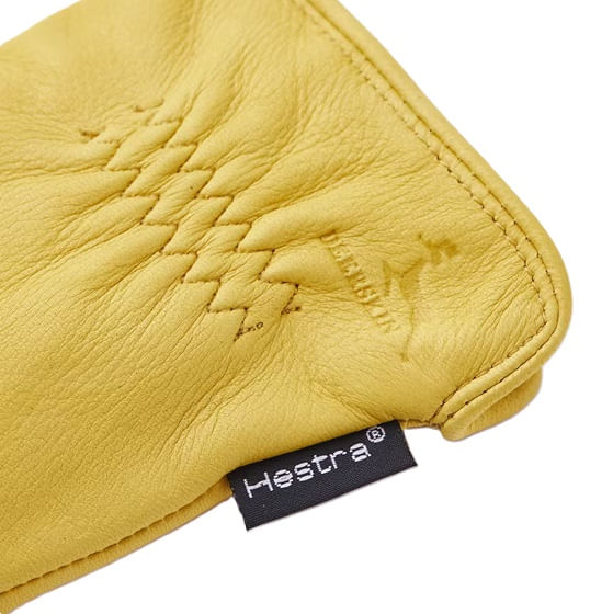 Hestra Equestrian Women's Deerskin Gloves - Natural Yellow