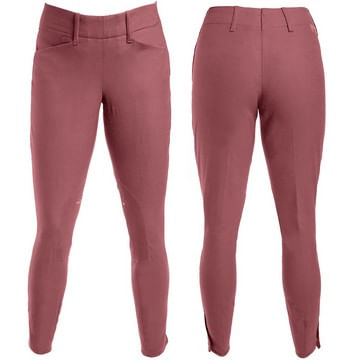  Grand Prix Women's Hampton II Low Rise Classic Breech-Rose Pink
