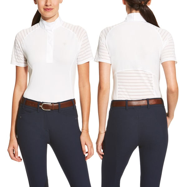  Ariat Women's Vent Tek Show Shirt - White