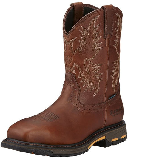  Ariat Men's WorkHog CSA H20 Composite Toe - Dark Copper Work Boots