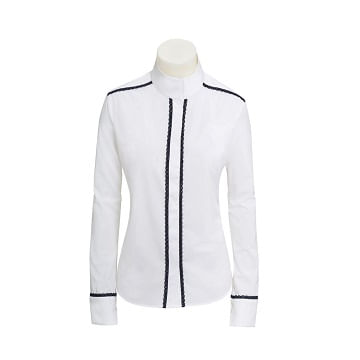  RJ Classics Women's Plymouth Lace Show Shirt - White/Black