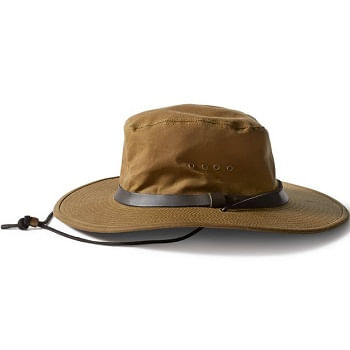  Filson Unisex Tin Bush Hat - Dark Tan