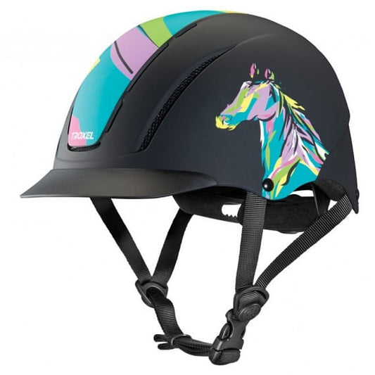  Troxel Spirit Helmet - Pony Pop Art