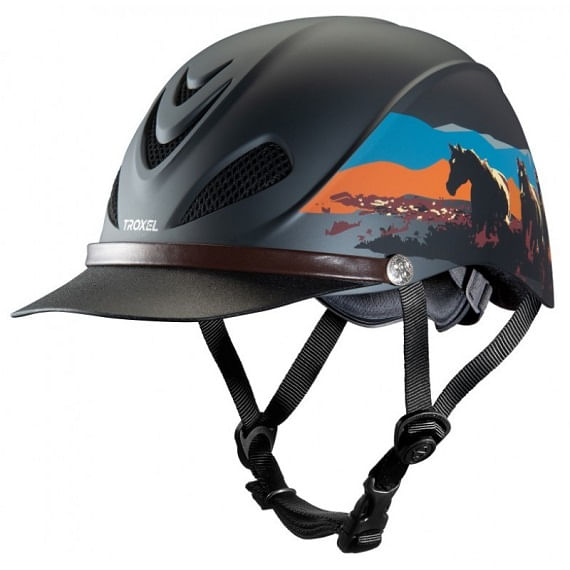  Troxel Dakota Low Profile Max Ventilation Riding Helmet - Badlands