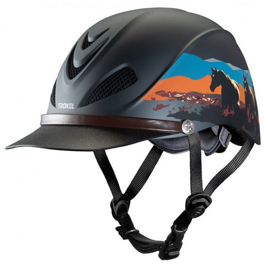  Troxel Dakota Low Profile Max Ventilation Riding Helmet - Badlands