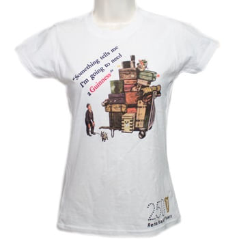  Guinness Suitcases T-Shirt - White
