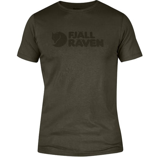  Fjallraven Men's Logo T-Shirt - Dark Olive