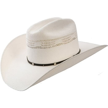  Stetson White Horse Straw Hat - Natural