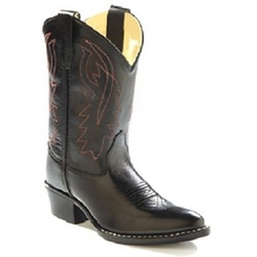 Old West Child's Corona Western Boot - Black