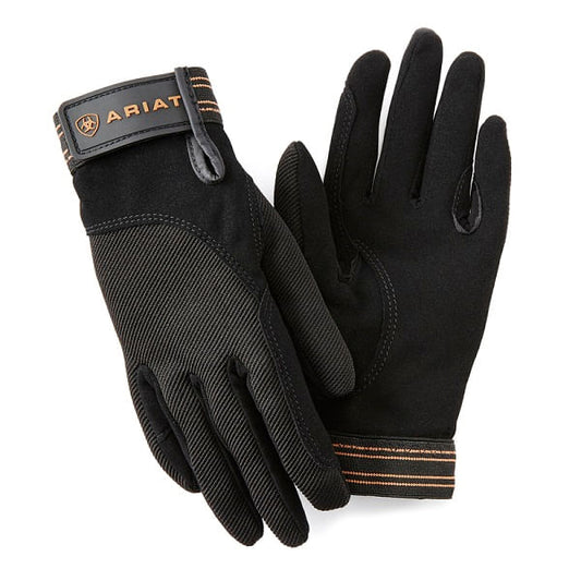  Ariat Tek Grip Riding Gloves - Black