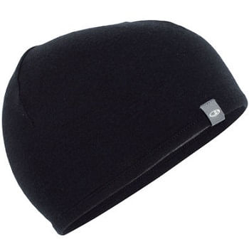  Icebreaker Unisex Pocket Hat - Black/Gritstone Heather