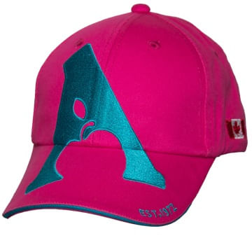  Apple Saddlery Ball Cap - Fuschia/Turquoise