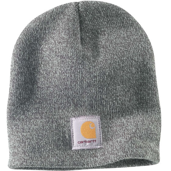  Carhartt Men's Acrylic Knit Hat - Heather Grey/Coal Heather