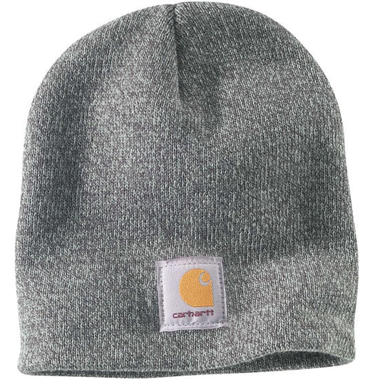  Carhartt Men's Acrylic Knit Hat - Heather Grey/Coal Heather