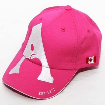  Apple Saddlery Ball Cap - Fuschia/White