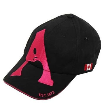  Apple Saddlery Ball Cap - Black/Pink