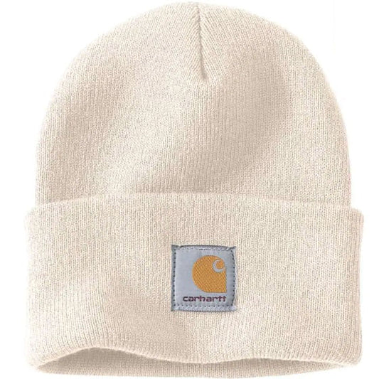  Carhartt Acrylic Knit Cuffed Beanie - Winter White