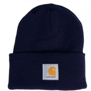  Carhartt Acrylic Knit Cuffed Beanie - Navy