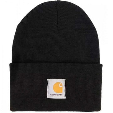  Carhartt Acrylic Knit Cuffed Beanie - Black