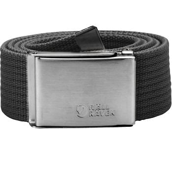  Fjallraven Unisex Canvas Belt - Dark Grey