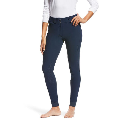  Ariat Women's Tri Factor Grip EQ Knee Patch Breeches - Navy