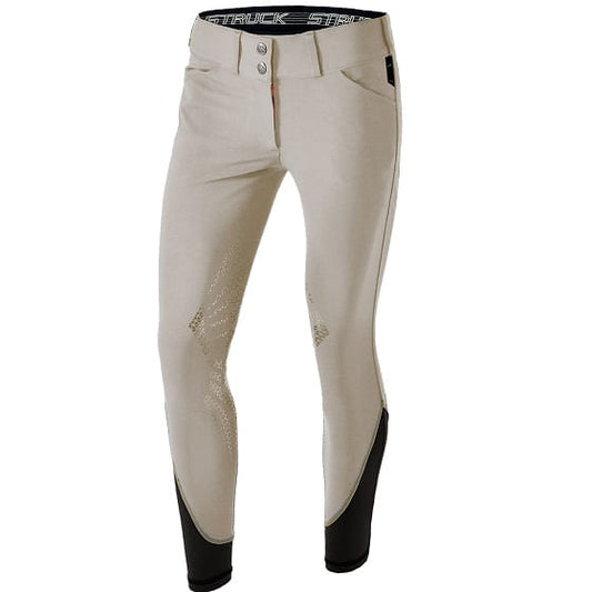  Struck Women's 50 Series Knee Patch Show Breech - Beige