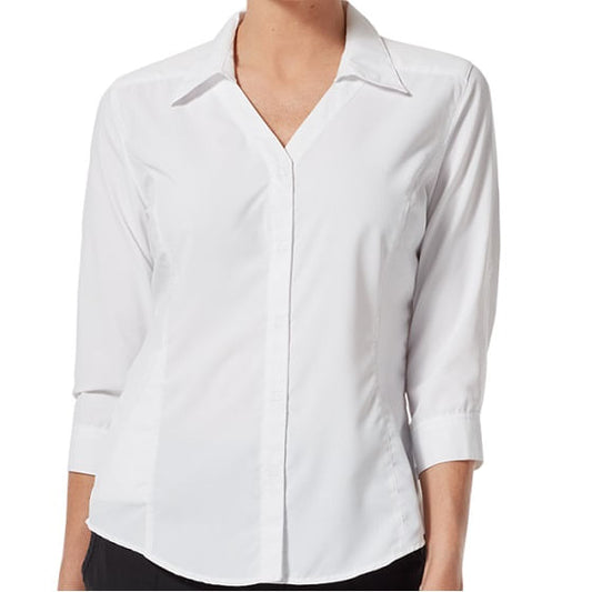  Royal Robbins Women's Expedition 3/4 Sleeve White