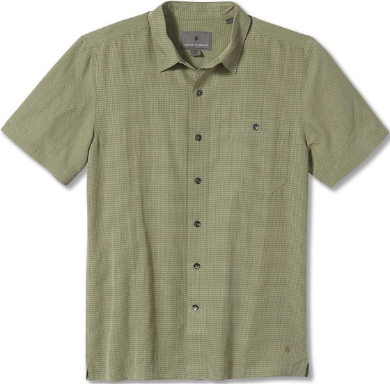  Royal Robbins Men's Mojave Pucker Dry Short Sleeve Shirt Light Olive
