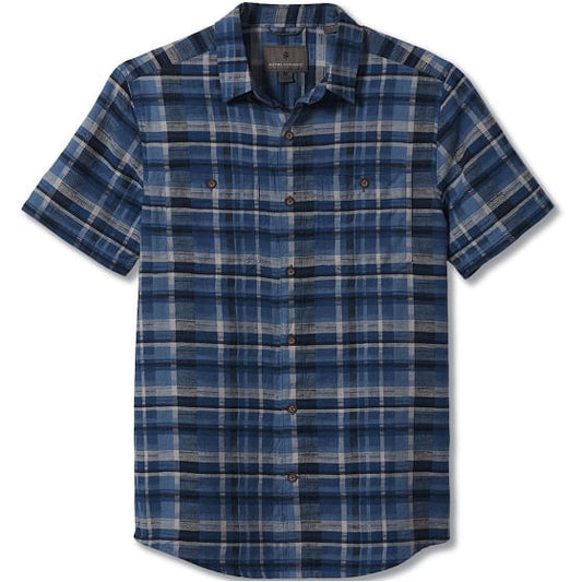  Royal Robbins Men's Slab City Dobby Short Sleeve Shirt Cadet
