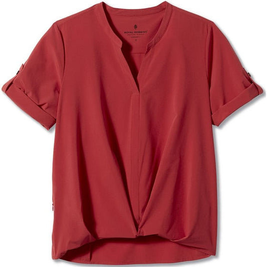  Royal Robbins Women's Spotless Traveler Short Sleeve Chrysanthemum