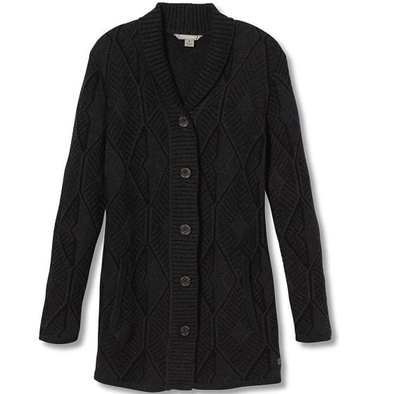  Royal Robbins Women's All Season Merino Button Front Charcoal