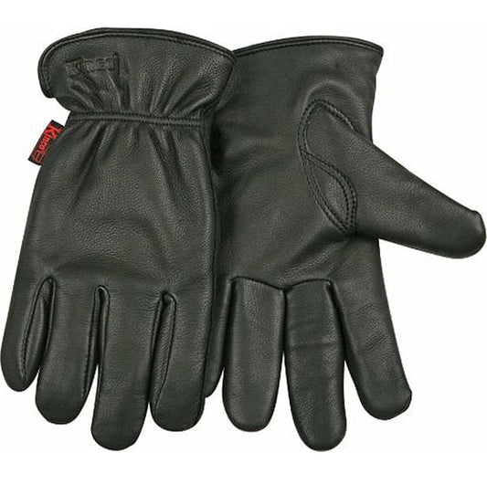  Kinco Lined Premium Deerskin Driver - Black