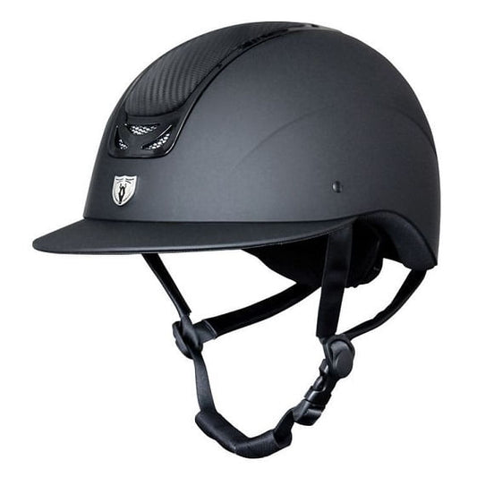  Tipperary Royal Wide Brim Leather Matte & Gloss Black Helmet