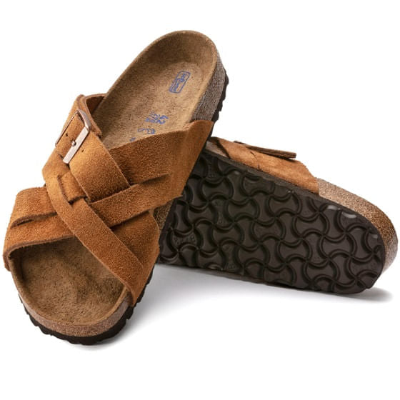  Birkenstock Lugano Suede Soft Footbed Mink (1020897)