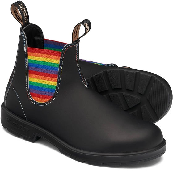  Blundstone 2105 - Original Black W Rainbow Elastic