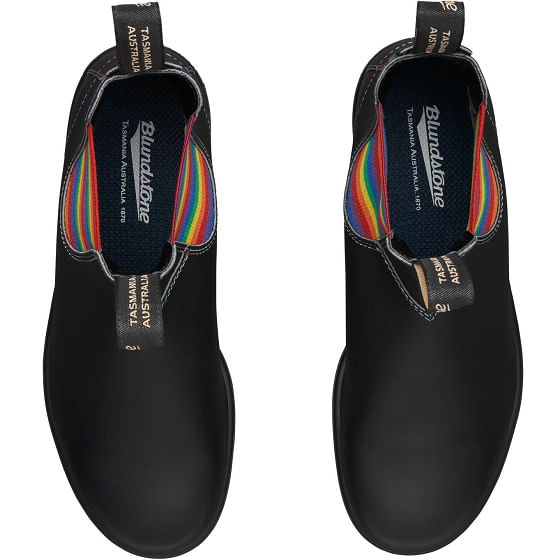  Blundstone 2105 - Original Black W Rainbow Elastic