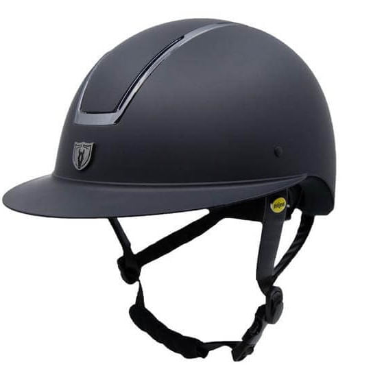 Tipperary Windsor With MIPS Wide Brim - Matte Black Shell, Smoked Chrome Trim, Matte Black Top