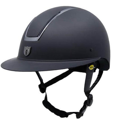  Tipperary Windsor With MIPS Wide Brim - Matte Black Shell, Smoked Chrome Trim, Matte Black Top