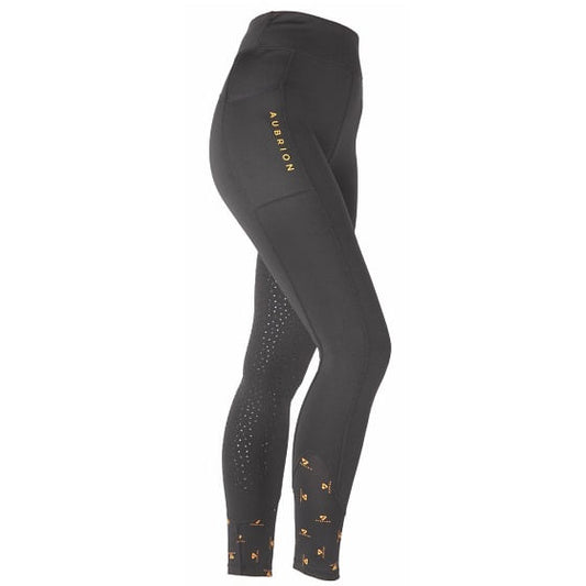  Aubrion Porter Winter Knee Patch Tight - Black