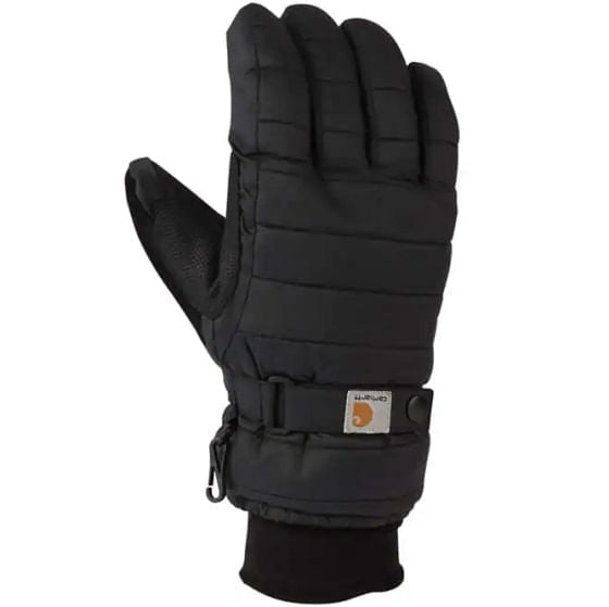  Carhartt Women's Insulated Quilted Knit Gloves - Black